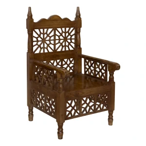 صندلی سنتی طرح سلطنتی (تاج بلند)