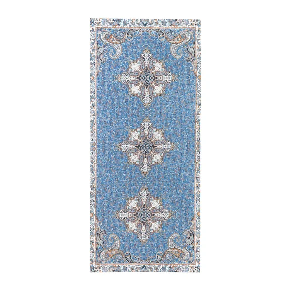 تشک سنتی طرح قاجار رنگ آبی