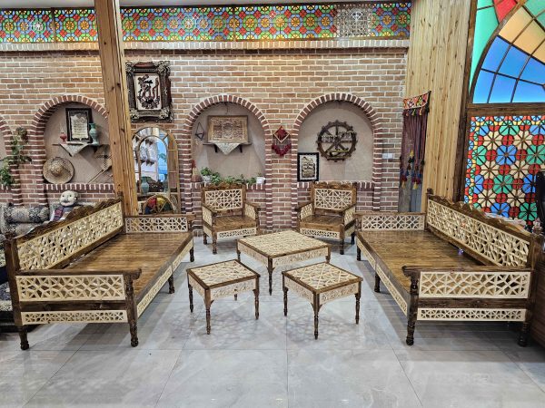 سرویس سنتی 8 نفره چوبی - Image 2