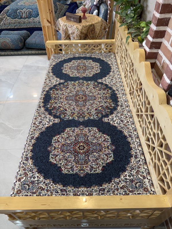 تشک طرح بهشت سورمه ای
