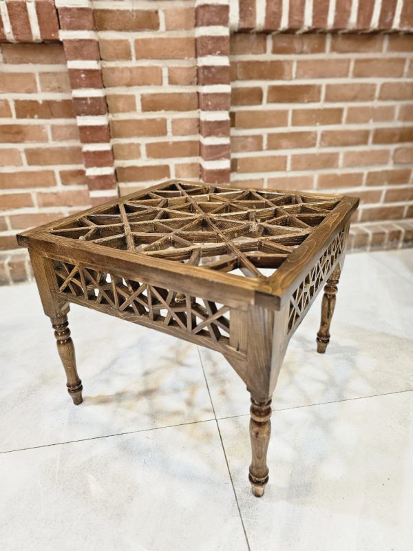 ست مبلمان چوبی شمس فندقی 8 نفره - Image 5