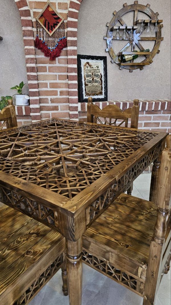 میز ناهار خوری سنتی مدل افشاری - Image 2